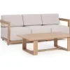 Salotti Completi>Bizzotto SET4 SALOTTO IN ALLUMINIO NATURALE- THESEUS