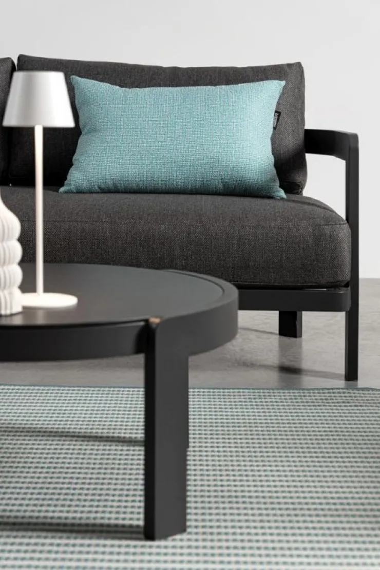 Salotti Completi>Bizzotto SET4 SALOTTO IN CORDA PER ESTERNO ANTRACITE WG21 - PRESLEY