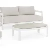 Salotti Completi>Bizzotto SET4 SALOTTO IN CORDA PER ESTERNO BIANCO WG20 - PRESLEY