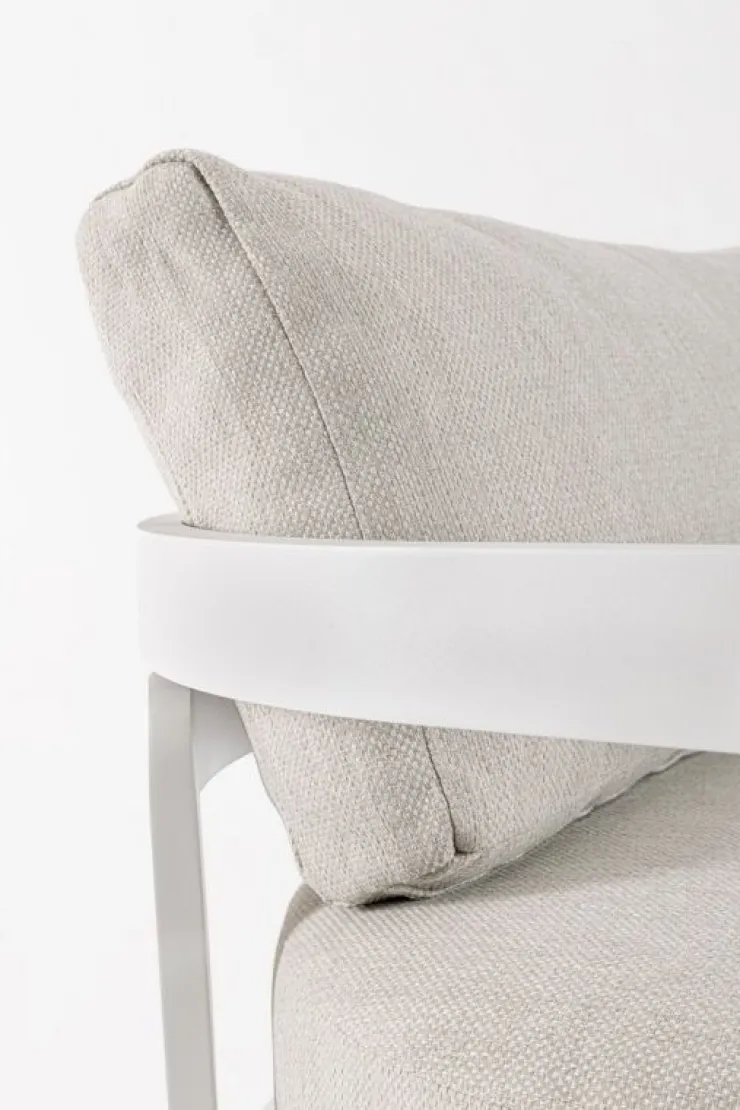 Salotti Completi>Bizzotto SET4 SALOTTO IN CORDA PER ESTERNO BIANCO WG20 - PRESLEY