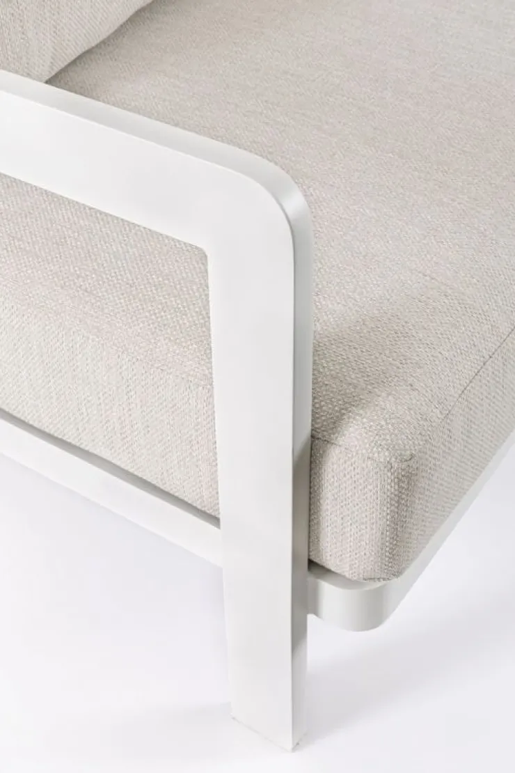 Salotti Completi>Bizzotto SET4 SALOTTO IN CORDA PER ESTERNO BIANCO WG20 - PRESLEY