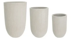 Vasi E Coprivasi>Bizzotto SET3 VASO BRUSH TO ALTO BEIGE