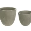 Vasi E Coprivasi>Bizzotto SET2 VASO BRUSH TO BASSO SALVIA