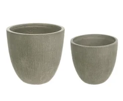 Vasi E Coprivasi>Bizzotto SET2 VASO BRUSH TO BASSO SALVIA