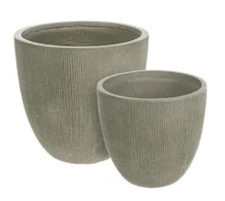 Vasi E Coprivasi>Bizzotto SET2 VASO BRUSH TO BASSO SALVIA