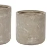 Vasi E Coprivasi>Bizzotto SET3 VASO CEMENT CIL SABBIA
