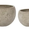 Vasi E Coprivasi>Bizzotto SET2 VASO CEMENT SFERA SABBIA