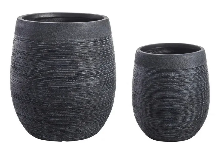 Vasi E Coprivasi>Bizzotto SET2 VASO GRAFFITI BOMB NERO
