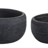 Vasi E Coprivasi>Bizzotto SET2 VASO GRAFFITI CIOTOLA NERO