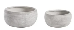 Vasi E Coprivasi>Bizzotto SET2 VASO GRAFFITI CIOTOLA BIANCO
