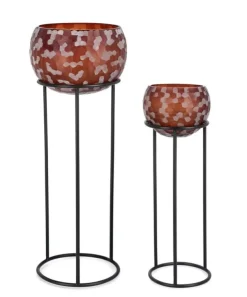 Vasi>Bizzotto SET2 VASO SAMPUR BORDEAUX