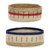 Ceste Decorative>Bizzotto SET2 VASSOIO DECORAT NINH NAT BLU ROSSO