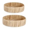 Ceste Decorative>Bizzotto SET2 VASSOIO DECORATIVO BAGAN TO NATURAL
