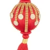 Pendagli>Bizzotto SFERA FRINGE ROSSO C-NAPPA D80