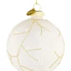 Sfere>Bizzotto SFERA VT FLORAL BIANCO OP D80