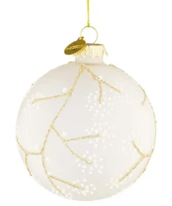 Sfere>Bizzotto SFERA VT FLORAL BIANCO OP D80