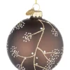 Sfere>Bizzotto SFERA VT FLORAL MARRONE D80