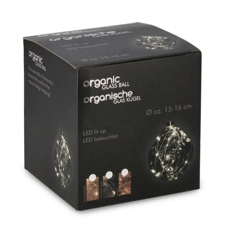 Sfere>Bizzotto SFERA VT ORGANIC ARGENTO D150 C-LED