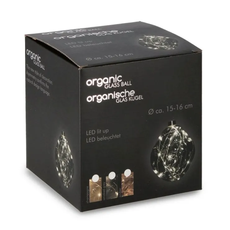 Sfere>Bizzotto SFERA VT ORGANIC ROSSO D150 C-LED