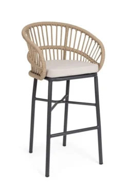 Sgabelli>Bizzotto SGABELLO BAR C-C ODIVELAS BEIGE