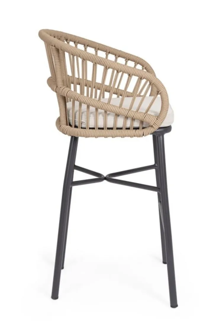 Sgabelli>Bizzotto SGABELLO BAR C-C ODIVELAS BEIGE