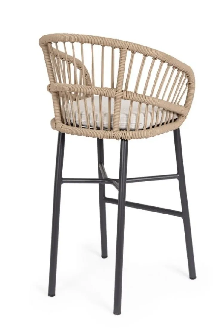 Sgabelli>Bizzotto SGABELLO BAR C-C ODIVELAS BEIGE