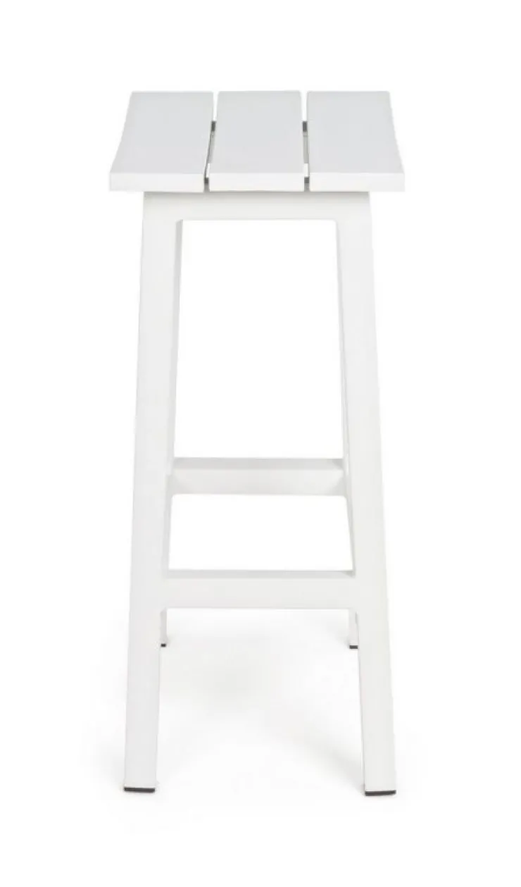 Sgabelli>Bizzotto SGABELLO BAR IN ALLUMINIO BIANCO YK11 - SKIPPER