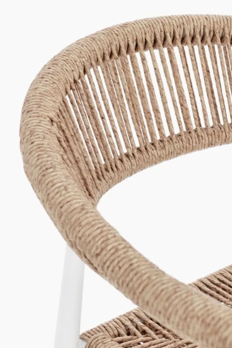 Sgabelli>Bizzotto SGABELLO BAR JANDIA BIANCO/BEIGE