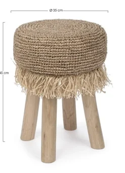 Sgabelli>Bizzotto SGABELLO IN FIBRE NATURALI G01 - FLORINDA