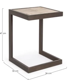 Sgabelli>Bizzotto SGABELLO IN METALLO H47 - BLOCKS