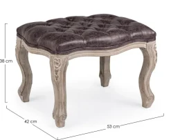 Pouf>Bizzotto SGABELLO IN TESSUTO - DIVA