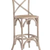 Sgabelli Bar>Bizzotto SGABELLOBAR IN LEGNO GRIGIO NATURALE - CROSS