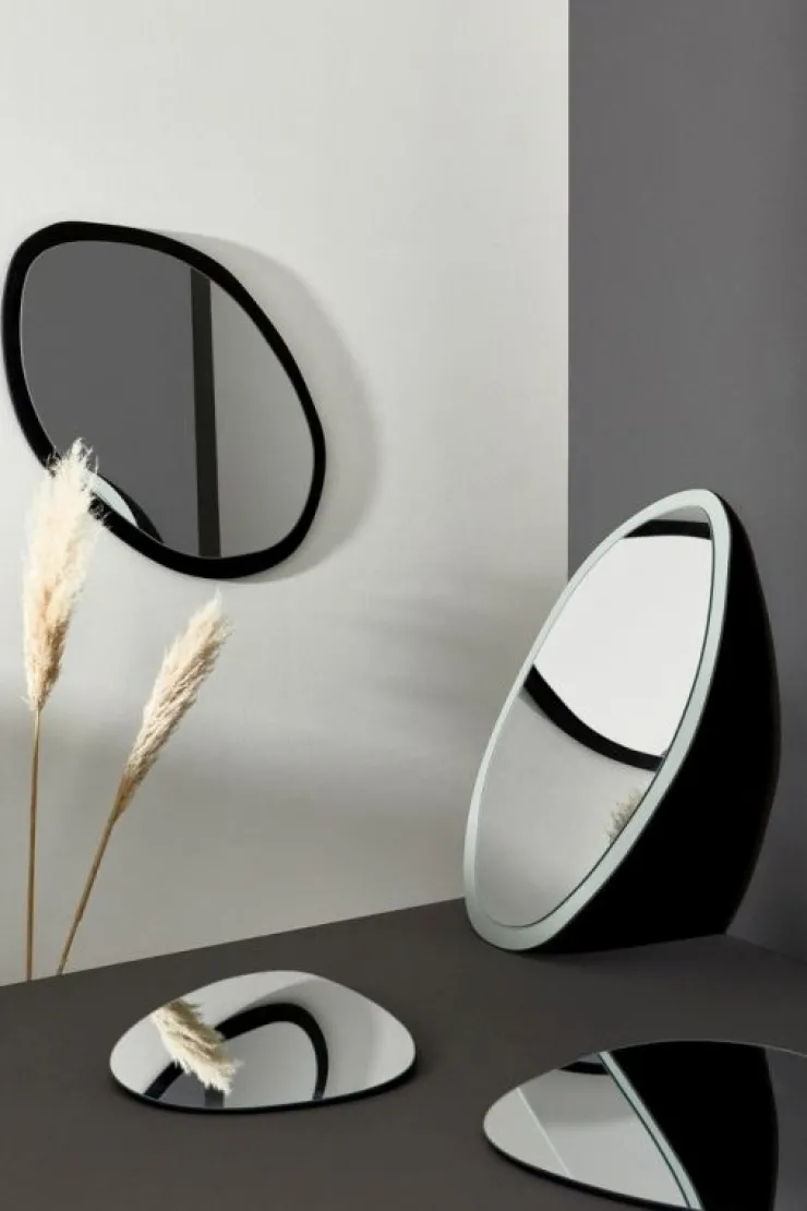 Specchi>Bizzotto SPECCHIO C-C ASTEROID NERO 51X79