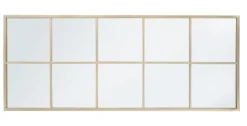 Specchi>Bizzotto SPECCHIO C-C WINDOW NUCLEOS ORO 125X50