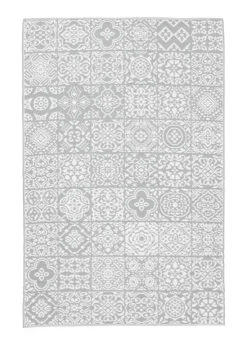 Tappeti Per Esterno>Bizzotto TAPPETO BIANCO GRIGIO 150X210 - SHIRAZ