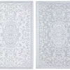 Tappeti Per Esterno>Bizzotto TAPPETO BIANCO GRIGIO 120X180 - ANSEDONIA
