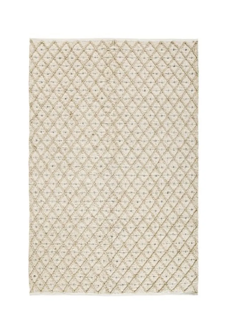 Tappeti Per Esterno>Bizzotto TAPPETO CHANDER BIANCO-NATURALE 160X230