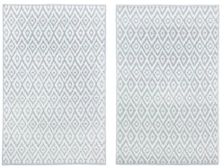 Tappeti Per Esterno>Bizzotto TAPPETO GRIGIO BIANCO 120X180 - RHOMBUS