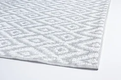 Tappeti Per Esterno>Bizzotto TAPPETO GRIGIO BIANCO 120X180 - RHOMBUS