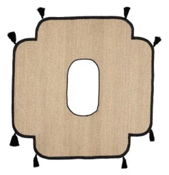 Tappeti>Bizzotto TAPPETO HUE NATURALE NERO 134X138