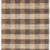 Tappeti>Bizzotto TAPPETO RUANDA QUADRI MARRONE 200X300