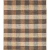 Tappeti>Bizzotto TAPPETO RUANDA QUADRI MARRONE 160X230