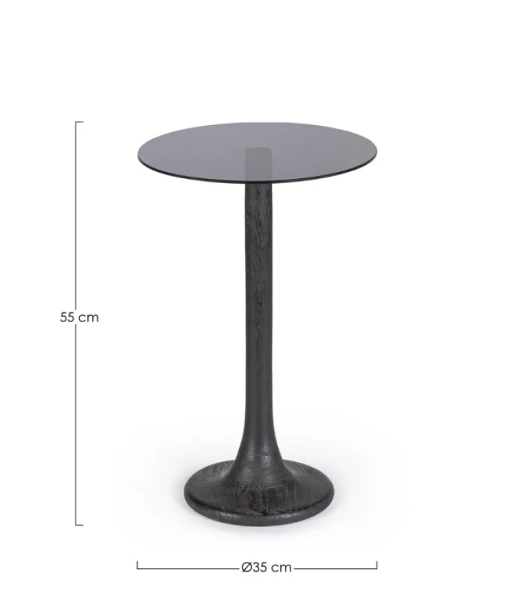 Tavolini>Bizzotto TAVOLINO D35 NERO - ABERDEEN