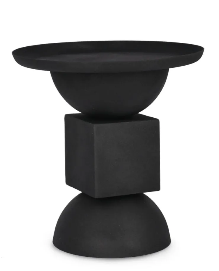 Tavolini>Bizzotto TAVOLINO IN ACCIAIO NERO - ALKA
