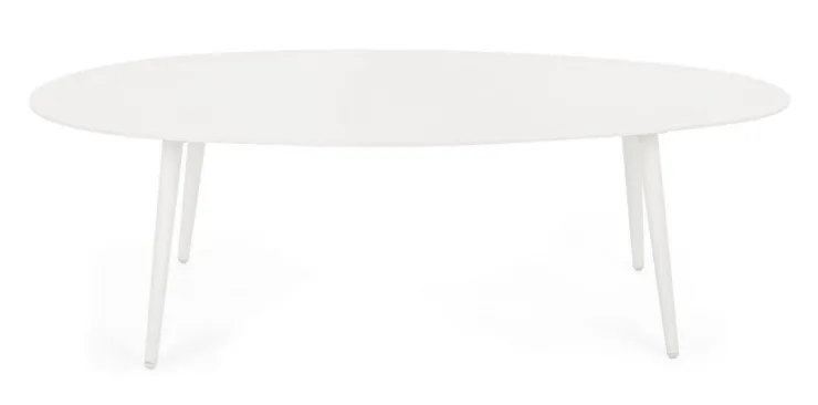 Tavolini>Bizzotto TAVOLINO IN ALLUMINIO BIANCO YK11 - RIDLEY