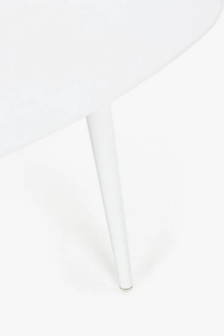 Tavolini>Bizzotto TAVOLINO IN ALLUMINIO BIANCO YK11 - RIDLEY