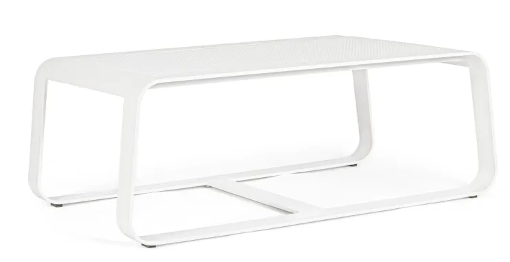 Tavolini>Bizzotto TAVOLINO IN ALLUMINIO BIANCO YK11 - MERRIGAN
