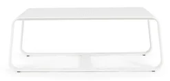 Tavolini>Bizzotto TAVOLINO IN ALLUMINIO BIANCO YK11 - MERRIGAN