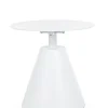 Tavolini>Bizzotto TAVOLINO IN ALLUMINIO D50 BIANCO XK04- ALOHA