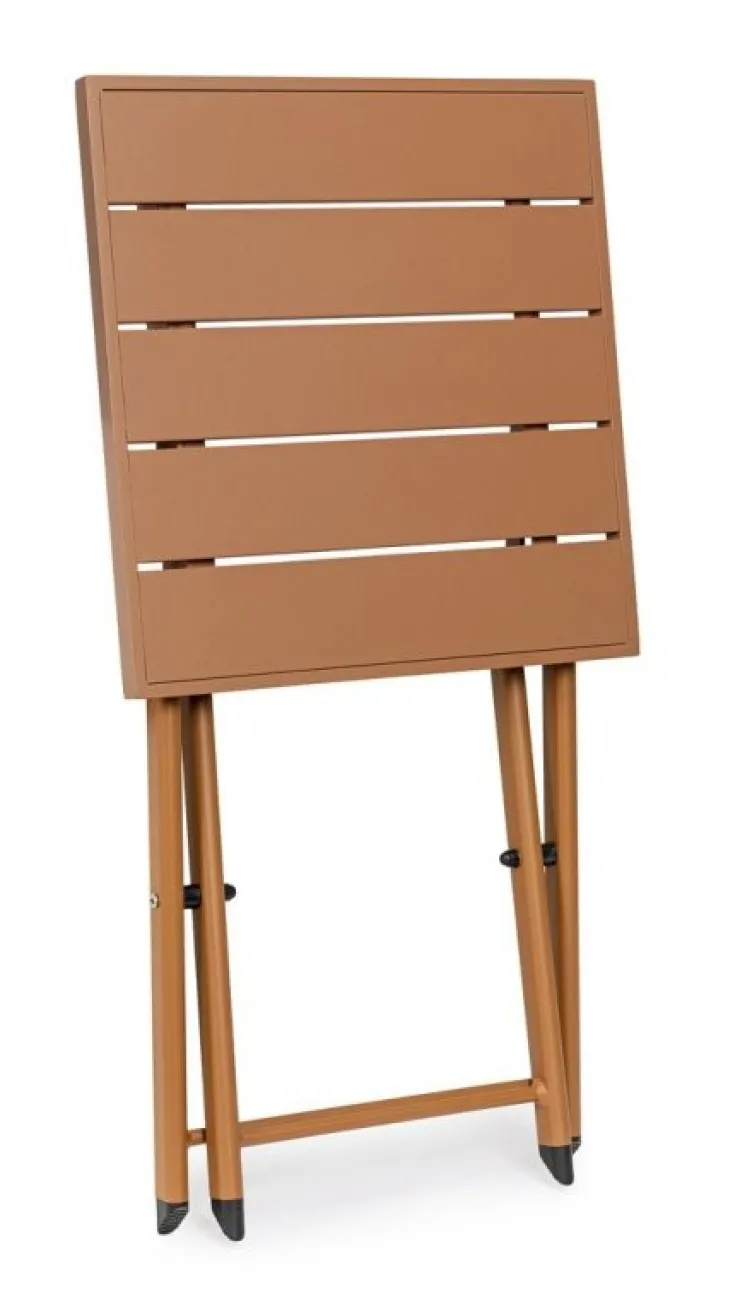 Tavolini>Bizzotto TAVOLINO IN ALLUMINIO PECAN - TAYLOR